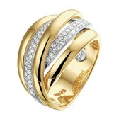 The Jewelry Collection Ring Diamant 0.51ct H Si - Bicolor Goud