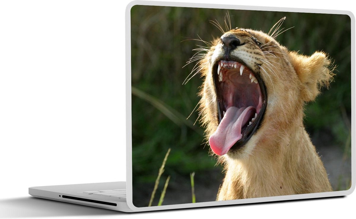 Afbeelding van product SleevesAndCases  Laptop sticker - 14 inch - Natuur - Leeuw - Jongen