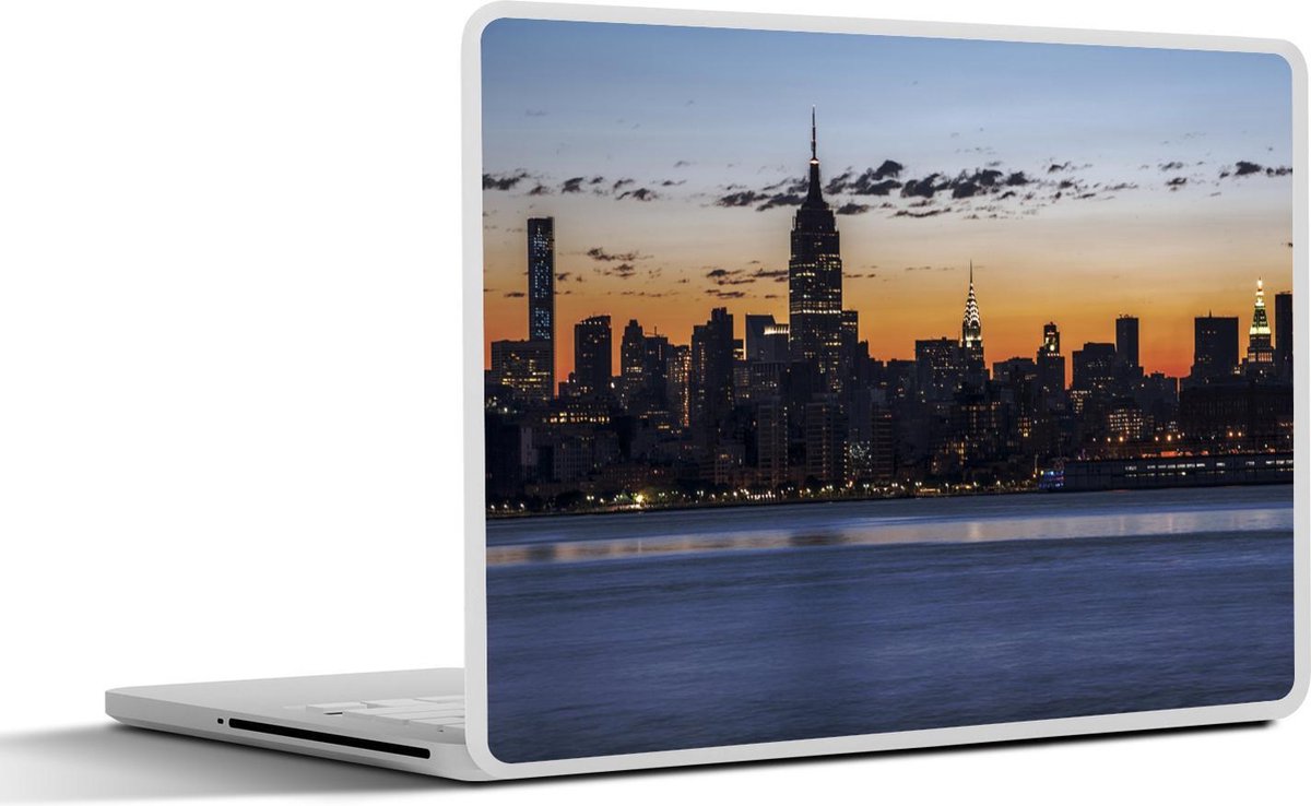 Afbeelding van product SleevesAndCases  Laptop sticker - 14 inch - New York - Skyline - Lucht