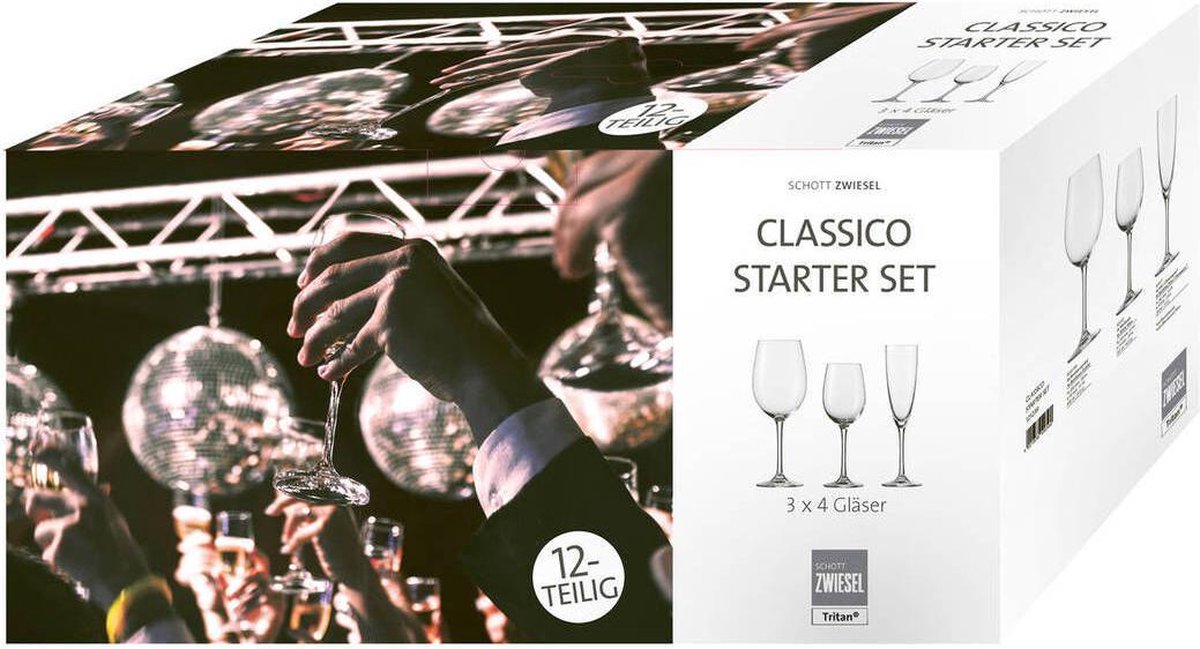 Schott Zwiesel - Classico Starter Set Wine and Champagne Glasses (12 pcs.)