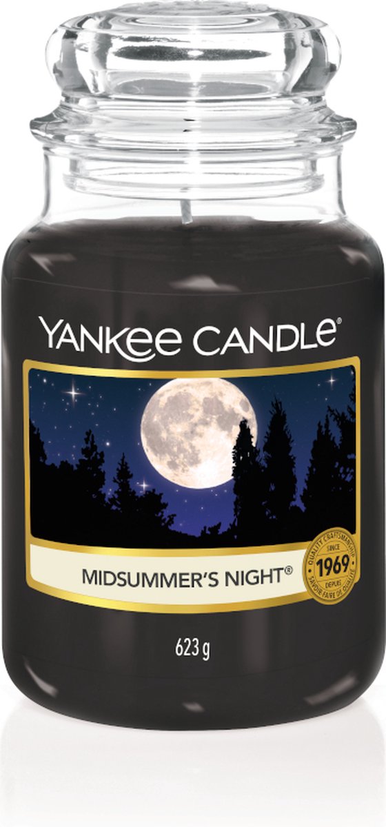 staart Verkeerd vertaling Yankee Candle Large Jar Geurkaars - Midsummer's Night | bol.com