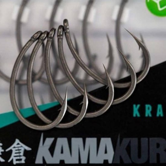 Korda Kamakura Krank - Haak - Haakmaat 4 - 10 Stuks - Grijs van Merkloos — afbeelding 3