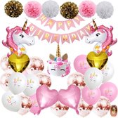 Joya Beauty® Décoration d'anniversaire Unicorn | Décoration de fête pour enfants | Ballons Unicorn | 35 pièces
