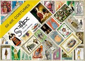 Postzegelpakket - 50 verschillende postzegels Klederdracht selectie 1