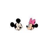 Oorknoppen Mickey/Minnie Mouse - Disney