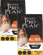 Pro Plan Dog Adult Light Kip - Nourriture pour chiens - 2 x 3 kg