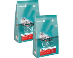 Purina One Sterilcat - Kattenvoer - 2 x Rund Granen 3 kg