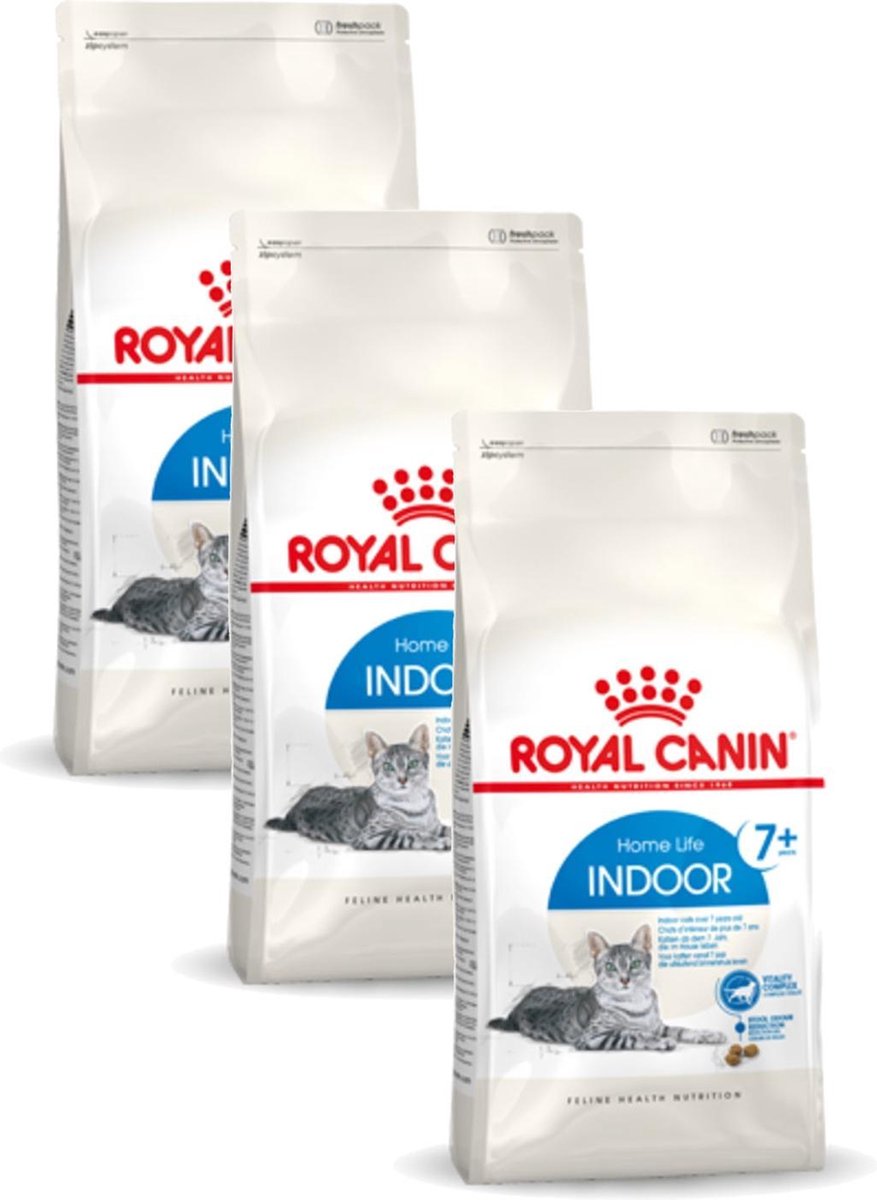 Royal Canin Royal Canin Indoor 7+ - Kattenvoer - 3 x 1.5 kg