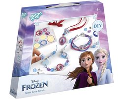 Disney Frozen Totum vriendschaps armbandjes maken speelgoed meisjes vanaf 4 jaar - Sister Love Jewels armbandjes met Anna en Elsa cadeautip