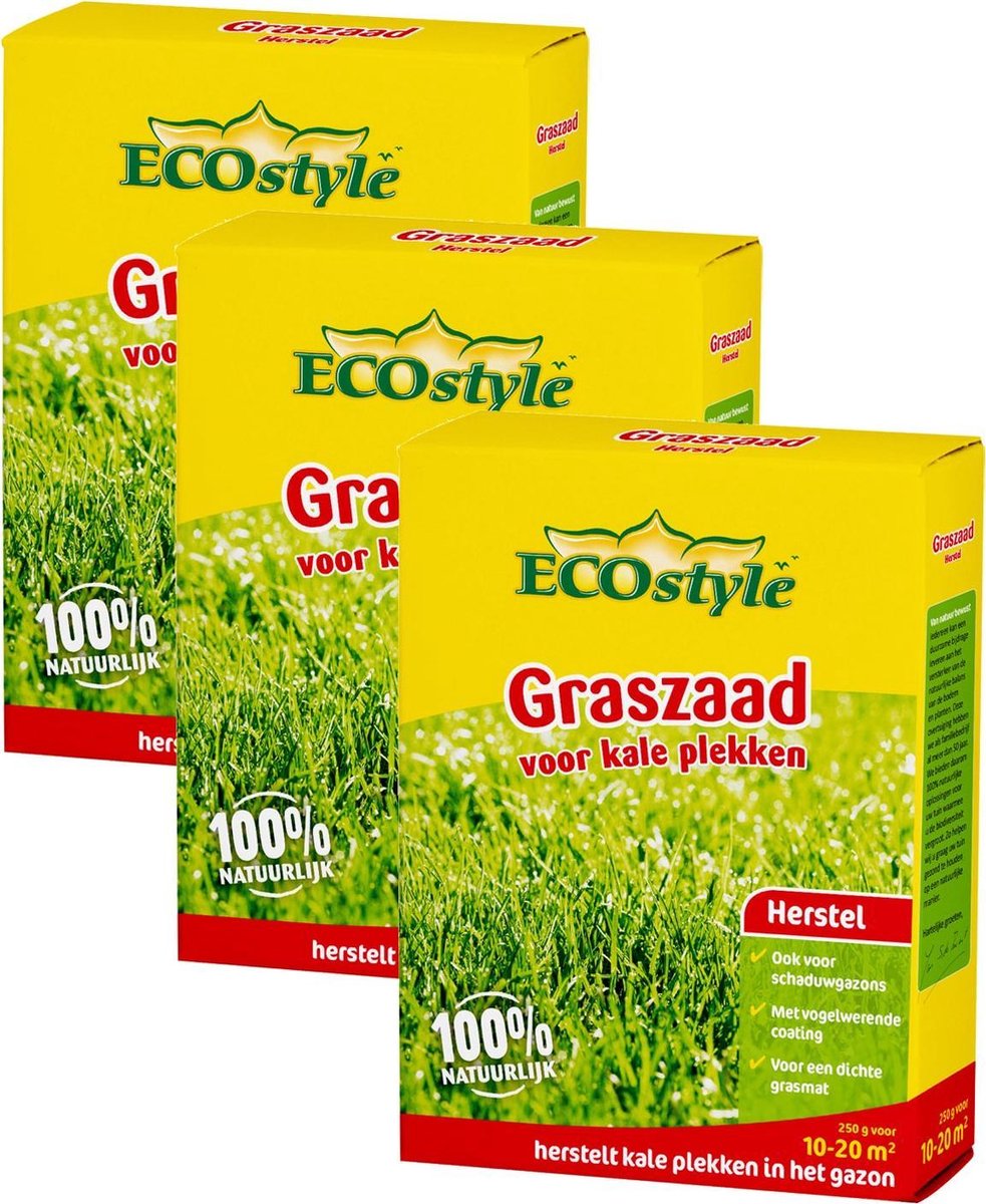 Ecostyle Graszaad-Extra 20 m2 - Graszaden - 3 x 250 g