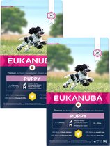 Eukanuba Growing Puppy Medium Breed Chicken - Nourriture pour chien - 2 x 3 kg