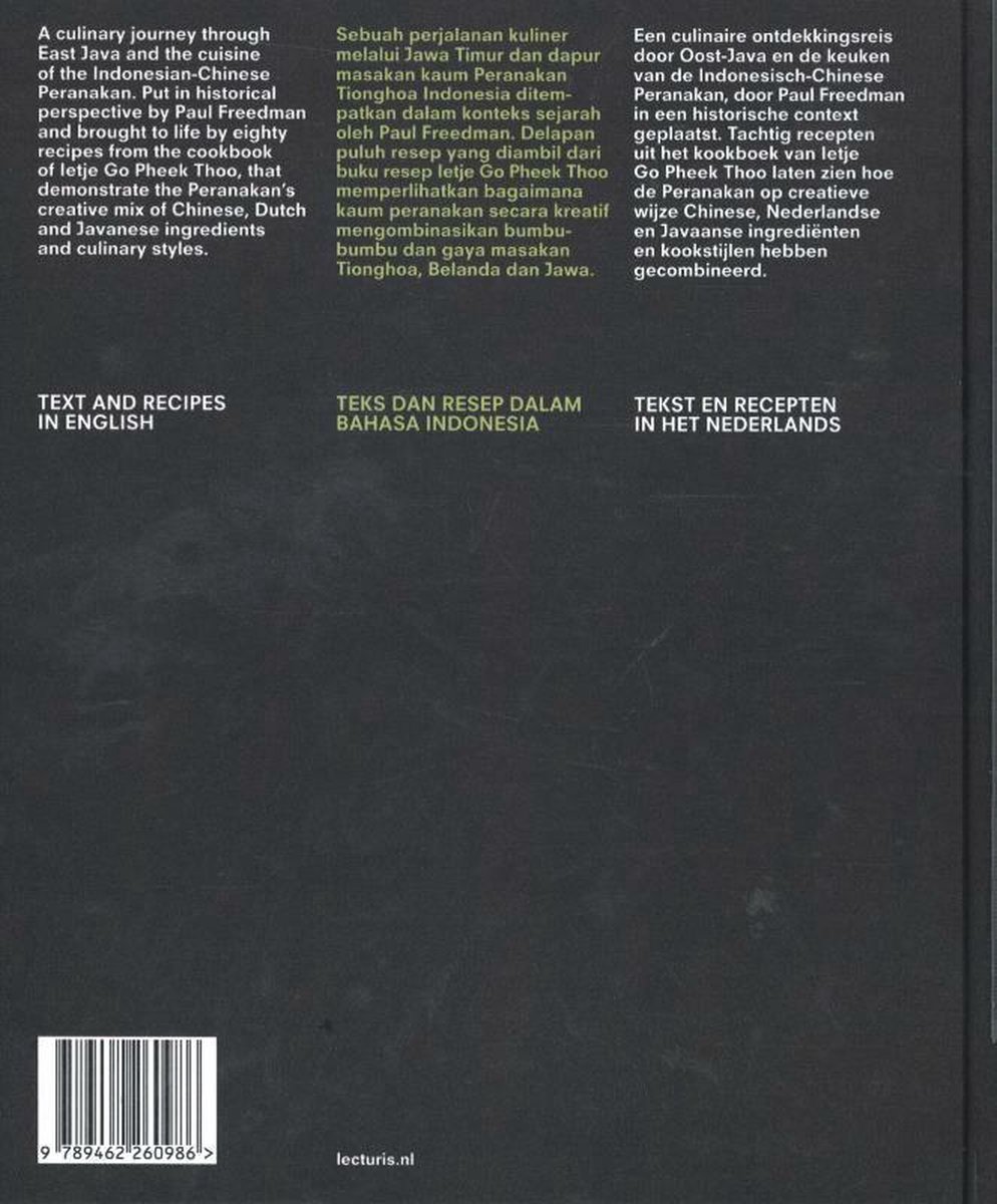 Culture Cuisine Cooking - An East Java Peranakan Memoir - back cover