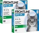 Frontline Spot On Kat - Anti vlooien en tekenmiddel - 2 x 4 pip