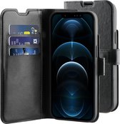 BeHello iPhone 13 Pro Gel Wallet Case Black (mobiele telefoon Portemonneehouder Zwart)