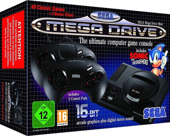 Sega Mega Drive Mini - Console - 40 legendarische titels