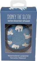 Rex London - Sydney the sloth - bluetooth douche luidspreker - incl. USB oplaadkabel - Blauw | Wit