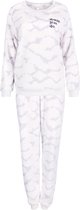Warme, lichte pyjama met lange broek wolken MAAT L
