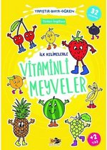 İlk Kelimelerle Vitaminli Meyveler   Yapıştır Boya Öğren