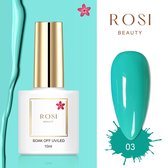 ROSI Beauty Gelpolish - Gel nagellak - Gellak - 10 ML - UV & LED - Groen 03 Light Green