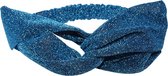 Jessidress® Diadeem Dames Haarband Hoofdband Chique Bandana - Blauw