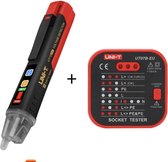 Ellanora® UNI-T Ac-spanningsdetector Meter UT12E UT12M 24V-1000V Contactloze tester Penaansluiting - Contactloze AC-spanning en magnetische velddetector - Multimeter - Multimeter P