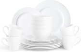 Jackies Bay Uni wit - Jackies Bay Set 16 Delig Servies