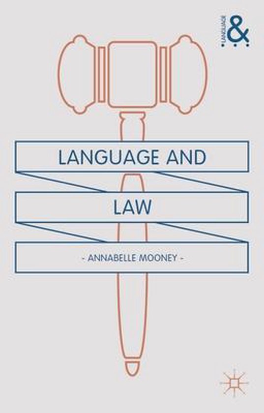 Language And Law 9781137017956 Annabelle Mooney Boeken Bol