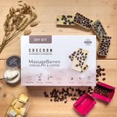 COSCOON MASSAGEBARS CHOCOLATE & COFFEE DIY KIT FOR 4X30G
