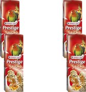 Versele-Laga Prestige Sticks Gropar Noten&Honing - Vogelsnack - 4 x 2x70 g
