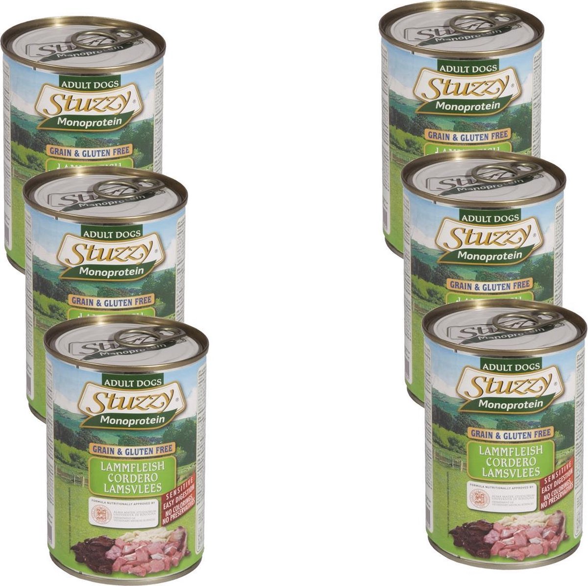 Stuzzy Stuzzy Blik Adult 400 g - Hondenvoer - 6 x Lam