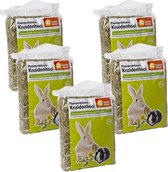 Happy Home Herbal Hay - Pissenlit - Nourriture pour lapin - 5 x 500 g