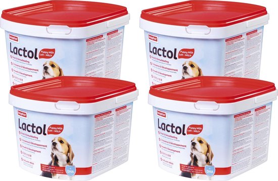 Beaphar Puppy Lactol Melk - Melkvervanging - 4 x 1 kg