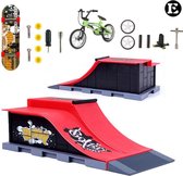 Happy Products -  Fingerboard skatepark E - vinger skateboard - mini skateboard ramp - finger bmx - speelgoed cadeau