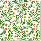 Muismat - Mousepad - Bloemen - Jungle - Design - 30x30 cm - Muismatten