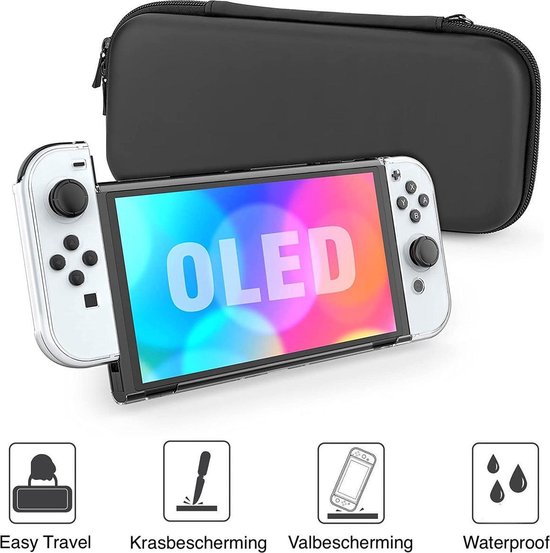Étui pour Nintendo Switch OLED - Accessoires pour Nintendo Switch OLED Étui  noir