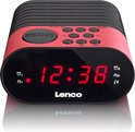 Lenco CR-07 Pink - Wekkerradio met Slaaptimer - Dubbel alarm - Roze