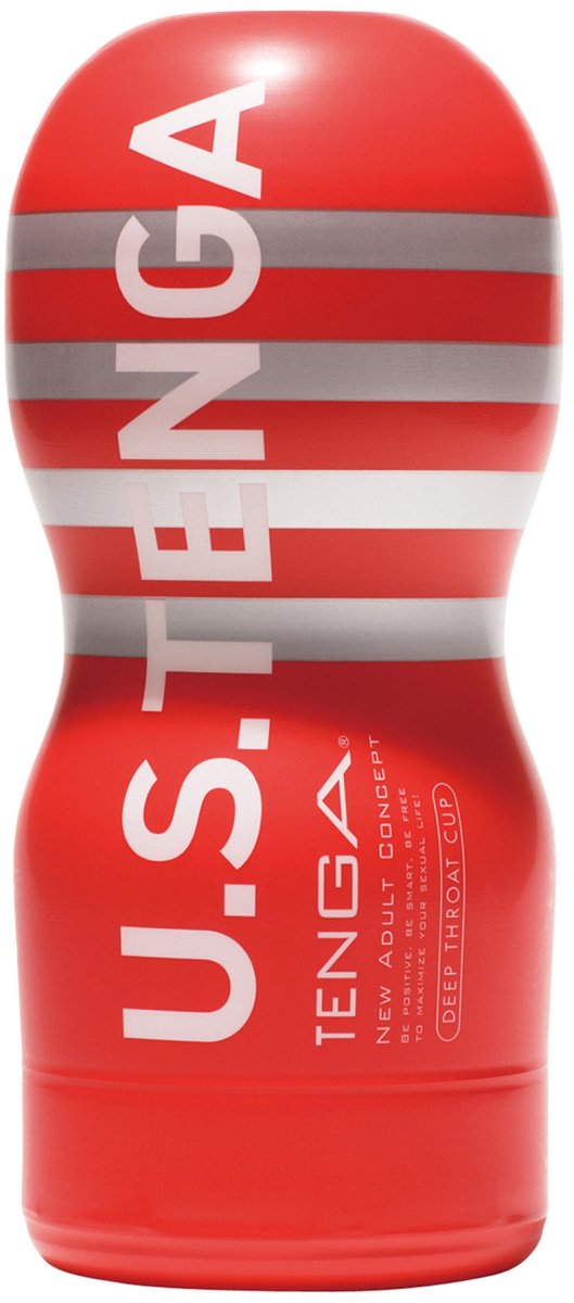 Tenga - Original US Deep Throat Cup - Vibrator - Masturbator - Rood