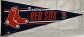 USArticlesEU - Honkbal - MLB - Vaantje - Boston Red Sox - Baseball - Pennant - Blauw/Sokken - 31 x 72 cm