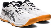 Asics Upcourt 4 Sportschoenen - Maat 42.5 - Mannen - Wit/zilver/zwart