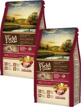 Sam's Field Adult Medium Kip&Aardappel - Hondenvoer - 2 x 2.5 kg