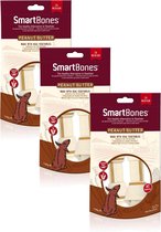 Smartbones Classic Bone Chews Pindakaas - Hondensnacks - 3 x Medium