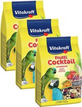 Vitakraft Cocktail Frutti Papegaai/Ara - Vogelsnack - 3 x 250 g