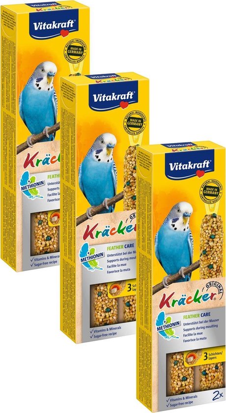 Vitakraft Parkiet Kracker - Vogelsnack - Rui - 3 x 2 st