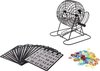 Afbeelding van het spelletje Bingo spel zwart/wit complete set- Bingo spel - Met molen en kaarten  - Bingo spellen - Bingo game- Lotto/Bingo Molen