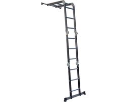 Escalo Multifold 4-in-1 Black Vouwladder met platform