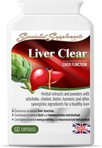 Liver Clear v2 (SN145) capsules 60 capsules: voor een gezonde ondersteuning van de lever en galblaas