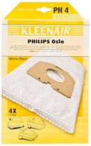 Kleenair Stofzuigerzak Philips Oslo - PH-4 - 20 stuks + 5 Filters
