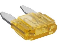 ProPlus Mini steekzekering - 5 ampère - oranje - bescherming bedrading auto/vrachtwagen