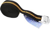 Benson Spanband met Snelsluiting - Rood/Zwart - 5 meter