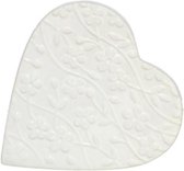 Gerimport Luchtbevochtiger Heart 13 Cm Keramiek Wit 2-delig